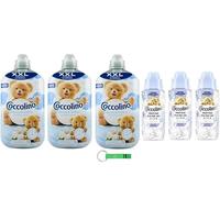 Coccolino Assouplissant + Elixir de parfum de linge 3 x 1750 ml + 3 x 342 ml / 2 articles du même parfum + porte-clés Beni Culinari gratuit
