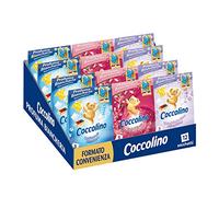 Coccolino Parfum Biancheria, 3 sachets pour chaque lot de parfums assortis, parfum printemps, fleurs de tiaré & fruits rouges, ylang ylang, lot de 12 pour un total de 36 sachets