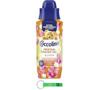 Coccolino Profumo per Bucato Elixir Lot de 12 parfums liquides pour le linge avec bois de santal et chèvrefeuille 342 ml + porte-clés gratuit Beni Culinari