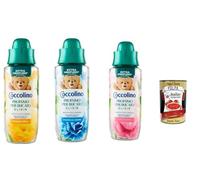 Coccolino Profumo per Bucato Elixir Lot de 3 parfums pour linge (Prima Fioritura, Freschezza Celeste, Bouquet Estivo), 3 x 342 ml, parfum extra longue durée + polpa gourmet italien