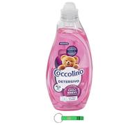 Coccolino Wonder Wash Lot de 8 lessives liquides pour machine à laver - Idéal pour les cycles courts 37 lavages 1480 ml + porte-clés Beni Culinari gratuit