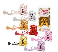 Coccolotti Oh My Gold,1 Ours aléatoire Entre 7 Versions Disponibles, Fonction d'enregistrement et Porte-clés, Couleur Effet métal, Animaux interactifs Jouet, Jeux Enfants 3 Ans, Jeux précieux
