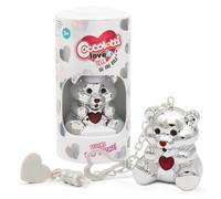 Coccolotti, Ourson intéractif Oh My Gold!, Effets Sonores et Lumineux, Modèle Argenté, pour Les Enfants à partir de 3 Ans, CCL456