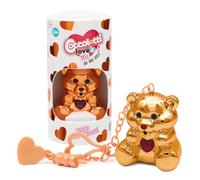 Coccolotti, Ourson intéractif Oh My Gold!, Effets Sonores et Lumineux, Modèle Bronze, pour Les Enfants dès 3 Ans, CCL452