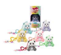 Coccolotti Panda Friends - Ours aléatoire Surprise, 6 Ours avec biberon et Porte-clés avec Charme, Couleur aléatoire, Plusieurs boîtes créent Une Canne en Bambou, Jouet pour Enfants de 3 Ans +,