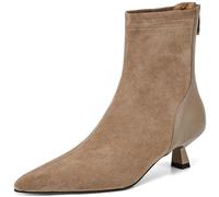 Cocey Bottes pointues à dix chevilles | Talon étroit pour un port quotidien et des occasions sociales, Abricot, 42 EU