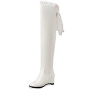 Cocey Cuissardes pour Femme avec Talon Compensé et à Enfiler