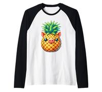 Cochon ananas Manche Raglan