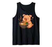 Cochon Aux Nouilles Ramen Kawaii Pig Débardeur