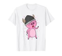 Cochon avec Casque Viking sans Hache T-Shirt