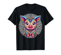 Cochon aztèque Mexicain - Civilisation Ancienne - Mythologie - Art Design T-Shirt