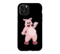 Cochon Chanteur Microphone Chant Coque pour iPhone 11 Pro