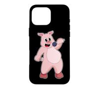 Cochon Chanteur Microphone Chant Coque pour iPhone 16 Pro Max