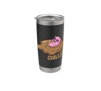 Cochon Chillin dans la boue Gobelet isotherme en acier inoxydable double paroi