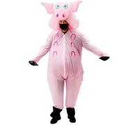 Cochon Costume Gonflable Déguisement Halloween Fête Party Outfit Unisexe Fête Costumé
