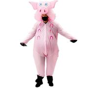 Cochon Costume Gonflable Déguisement Halloween Fête Party Outfit Unisexe Fête Costumé
