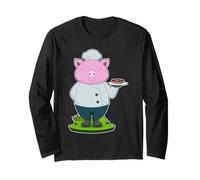 Cochon Cuisinier Viande Cuisiner Manche Longue