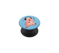 Cochon Dansant avec Casque d'écoute PopSockets PopGrip Adhésif