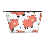 Cochon de Dessin animé Mignon, Trousse de Toilette Trousse de Maquillage Sac à cosmétiques Trousse de Toilette de Voyage Portable