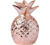 Cochon Déco, Ananas Coin Tirelire, Ananas Boîtes Décoratives(Or Rose)