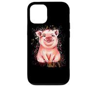 Cochon dessiné à la Main Coque pour iPhone 12/12 Pro
