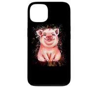 Cochon dessiné à la Main Coque pour iPhone 13