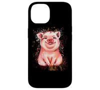 Cochon dessiné à la Main Coque pour iPhone 14