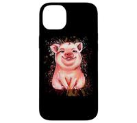 Cochon dessiné à la Main Coque pour iPhone 14 Plus