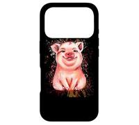 Cochon dessiné à la Main Coque pour iPhone 17 Pro