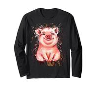 Cochon dessiné à la Main Manche Longue