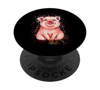 Cochon dessiné à la Main PopSockets PopGrip Adhésif