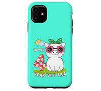 Cochon d'été mignon, 4e anniversaire de mon âge de 4 ans, cochon amusant Coque pour iPhone 11