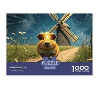 Cochon d'Guinée Puzzle pour Adultes 1000 Pièces Petit Mignon Premium Défi Jouets Jeu Éducatif De Décoration Familiale 70x50cm/1000pcs