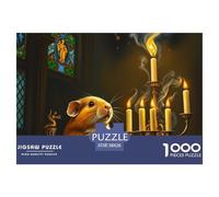 Cochon d'Guinée Puzzle pour Adultes 1000 Pièces Petit Mignon Premium Un Puzzle Difficile Jeu pour Toute La Famille Cadeaux pour Hommes 38x26cm/1000pcs