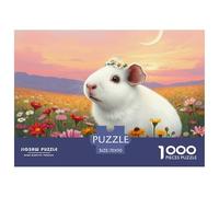 Cochon d'Guinée Puzzle pour Adultes 1000 Pièces Petit Mignon Qualité Supérieure Défi Jouets Jeu pour Toute La Famille De Décoration Familiale 70x50cm/1000pcs