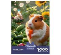 Cochon d'Guinée Puzzles De 1000 Pièces pour Toute La Famille Animaux Classiques Jeu D' Impossible, Jeu Familial 38x26cm/1000pcs