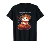 Cochon d'Inde avec Inscription « Finally I'm on a Date » T-Shirt