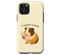 Cochon d'Inde drôle, J'Ai Besoin de Snacks, Animal, Maman, Papa Coque pour iPhone 11 Pro