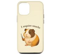Cochon d'Inde drôle, J'Ai Besoin de Snacks, Animal, Maman, Papa Coque pour iPhone 12/12 Pro
