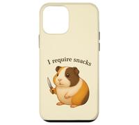 Cochon d'Inde drôle, J'Ai Besoin de Snacks, Animal, Maman, Papa Coque pour iPhone 12 Mini