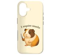 Cochon d'Inde drôle, J'Ai Besoin de Snacks, Animal, Maman, Papa Coque pour iPhone 17
