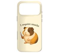 Cochon d'Inde drôle, J'Ai Besoin de Snacks, Animal, Maman, Papa Coque pour iPhone 17 Pro Max