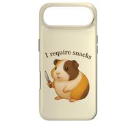 Cochon d'Inde drôle, J'Ai Besoin de Snacks, Animal, Maman, Papa Coque pour iPhone Air