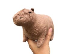 Cochon D'inde En Peluche - 17cm (Hauteur) - Dauphin D'eau, Animal De La Forêt - Peluche, Marron