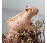 Cochon D'inde En Peluche - 30cm (Hauteur) - Dauphin D'eau, Animal De La Forêt - Peluche, Marron