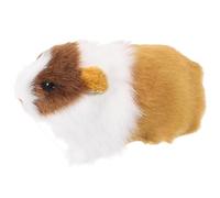 Cochon d'Inde en peluche 4,7 x 2,4 x 2,8 cm - Jouets mignons et doux pour enfants - Cochon d'Inde réaliste en peluche - Jouet en fausse fourrure - Jouet de hamster - Décoration pour garçons et filles