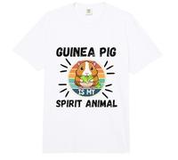 Cochon d'Inde est Mon Esprit Animal Kawaii Dessin animé Cochon d'Inde Comfort Colors Adult Heavyweight T-Shirt