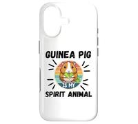 Cochon d'Inde est Mon Esprit Animal Kawaii Dessin animé Cochon d'Inde Coque pour iPhone 17