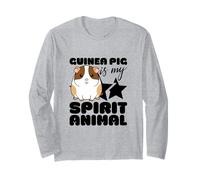 Cochon d'Inde est Mon Esprit Animal Kawaii Dessin animé Cochon d'Inde Manche Longue