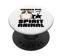 Cochon d'Inde est Mon Esprit Animal Kawaii Dessin animé Cochon d'Inde PopSockets PopGrip Adhésif